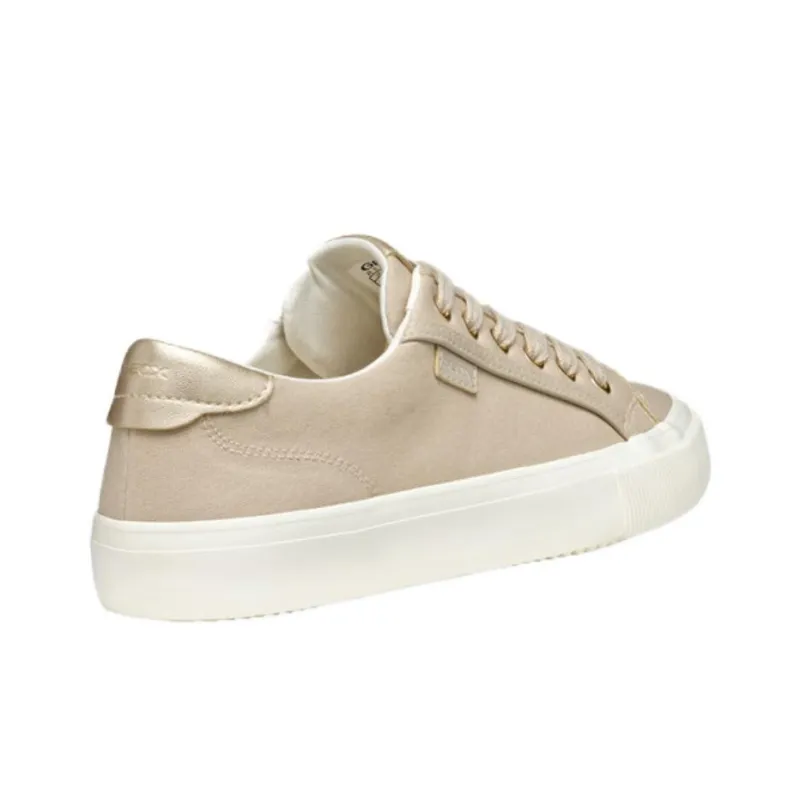 GEOX Emmeleny Low-Top Skateboard Shoes Women's Beige-5