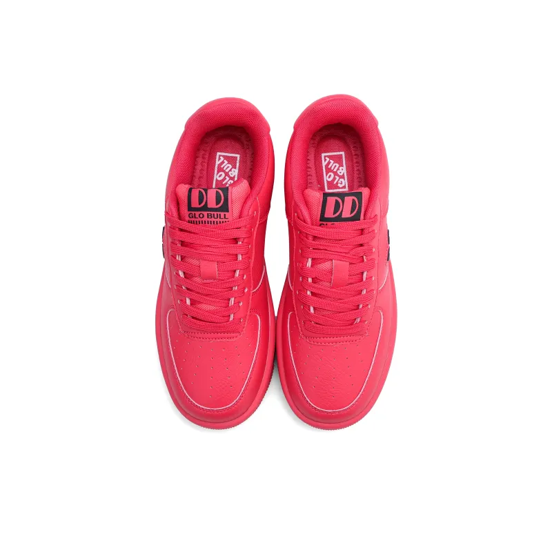 GLO BULL Height Increasing Wear Resistant Breathable Slip Resistant Low Top Skateboard Shoes Unisex Dragon Fruit-3