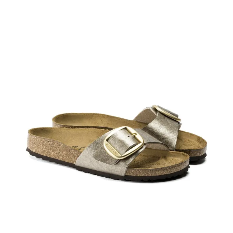 Birkenstock Madrid Big Buckle EVA Abrasion-Resistant Slide Slippers Women's Taupe Regular-2