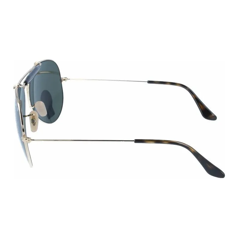 RayBan Metal Aviator Sunglasses Unisex Gold-2