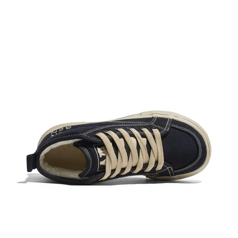 RENBEN Durable Warm High-Top Canvas Shoes Women's-8