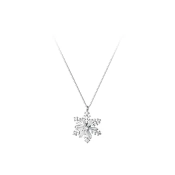 Golden Kite S925 Silver Artificial Zircon Necklaces Women's