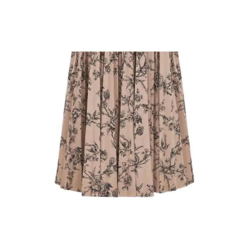 DIOR FW22 Casual Long Skirts Women's Umber-5