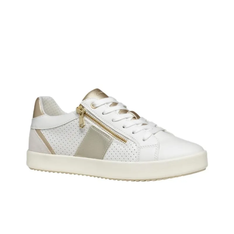 GEOX Blomiee Low-Top Skateboard Shoes Women's White-2