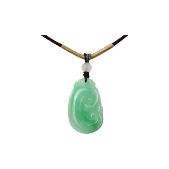 CUIYURIJI Glutinous Jade Jadeite Necklaces Unisex