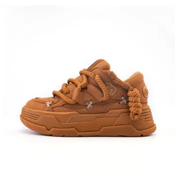 CN Slip Resistant Lightweight Coverage Low Top Skateboard Shoes Unisex Desert Yellow