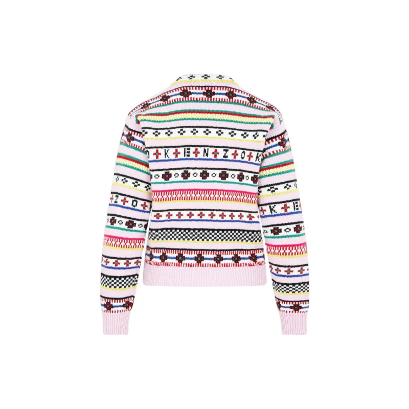 KENZO Intarsia knit Logo Jumper-1