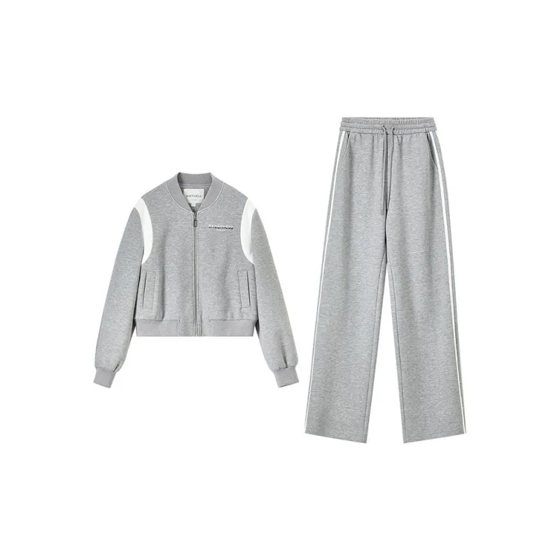 SENTUBILA Casual Suit Women's Gray-0