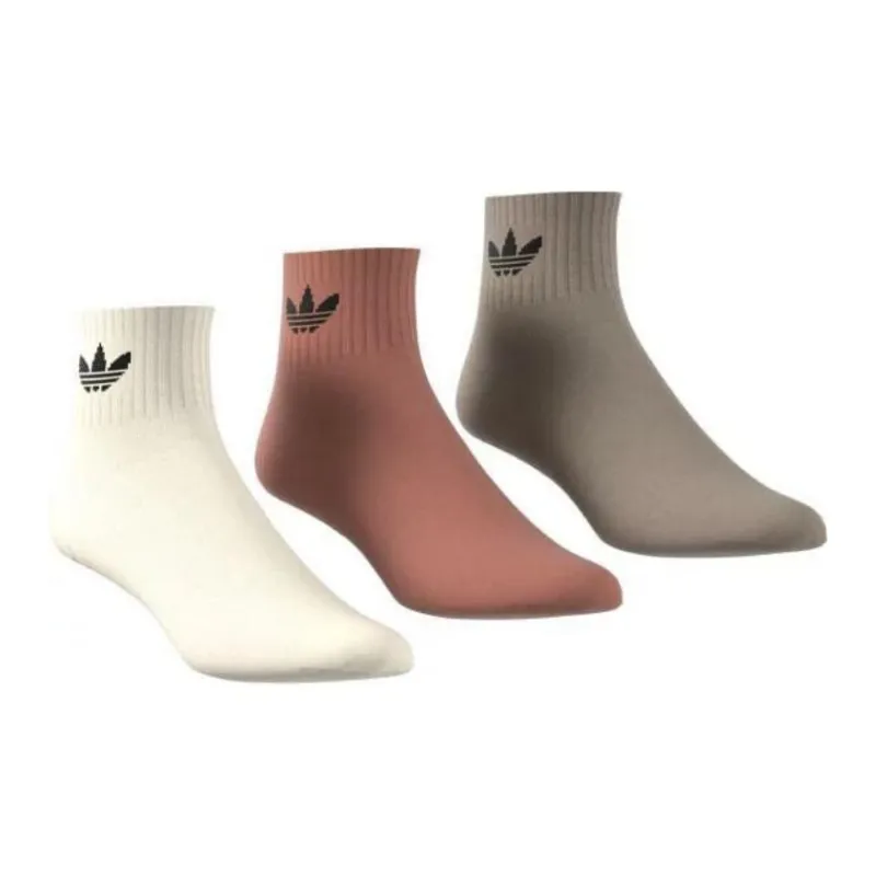 Adidas Originals Mid-Cut Crew Knee-High Socks Unisex 3 Pack-1