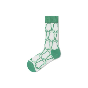 Montecto&Capsule Mid Calf Socks Unisex Green