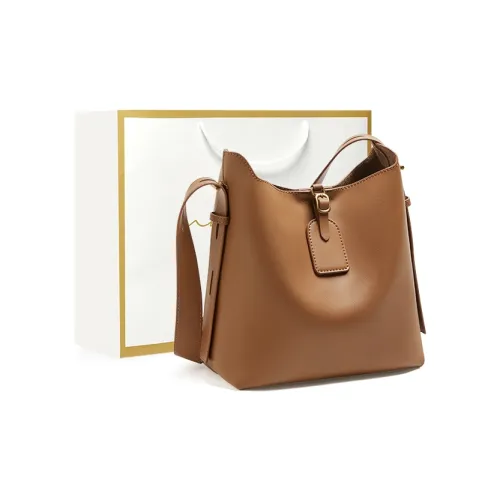 Narandu Synthetic Leather Shoulder Bag Women's Cocoa Brown/Coffee