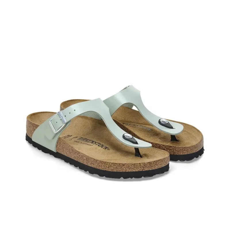 Birkenstock Gizeh EVA Abrasion-Resistant Flip Flops Women's Green Regular-2