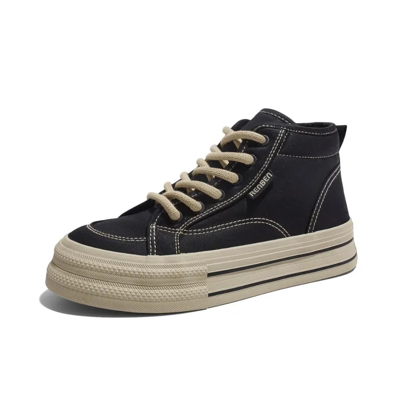 RENBEN Anti-Slip Wear-Resistant Low-Top Skateboard Shoes Women's-6