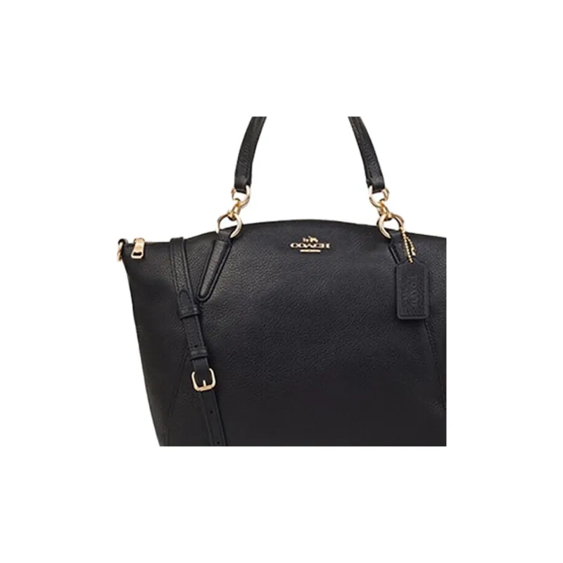 COACH Kelsey PVC Shoulder Bag Crossbody Bag Handbag Women's Black-4