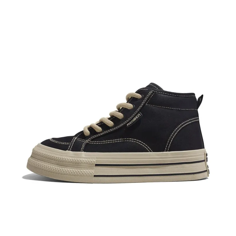 RENBEN Anti-Slip Wear-Resistant Low-Top Skateboard Shoes Women's-5