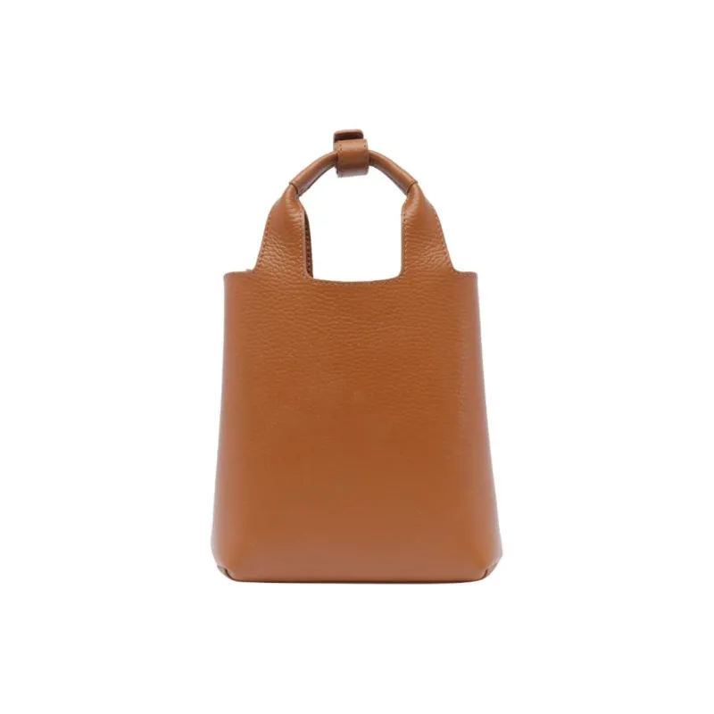 HOGAN Logo Embossed H Bag Mini Shopping Bag-2