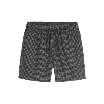 Hollister Pajama Pants Men's Black Plaid