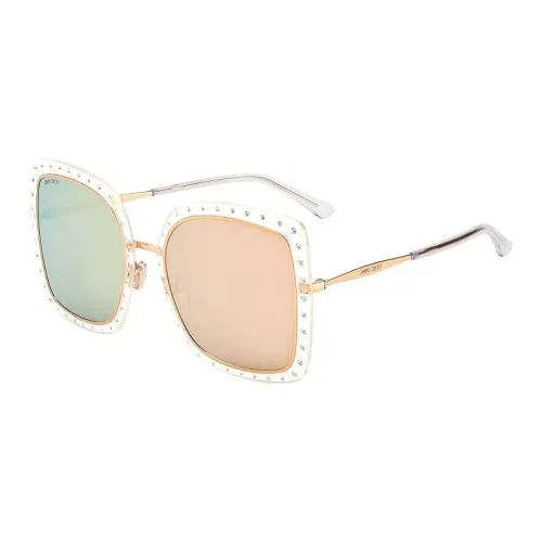 Jimmy Choo Metal Aviator Sunglasses Women's Gold