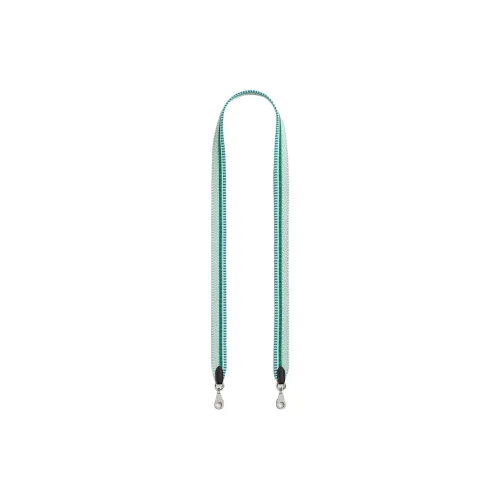 HERMES Cavale Cavale Canvas With Swift Calfskin Bag Shoulder Strap Women's Light Green With Air Bubble Green Accents