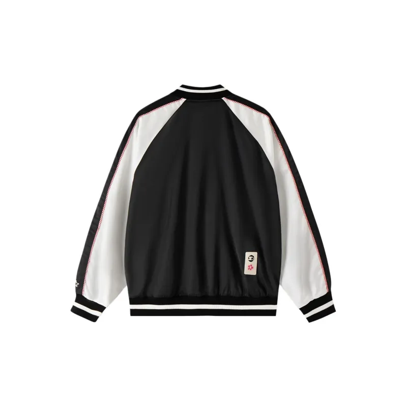 STARTER x YOUQIANHUA LIANMINGKUAN Baseball Jacket Unisex Black-1