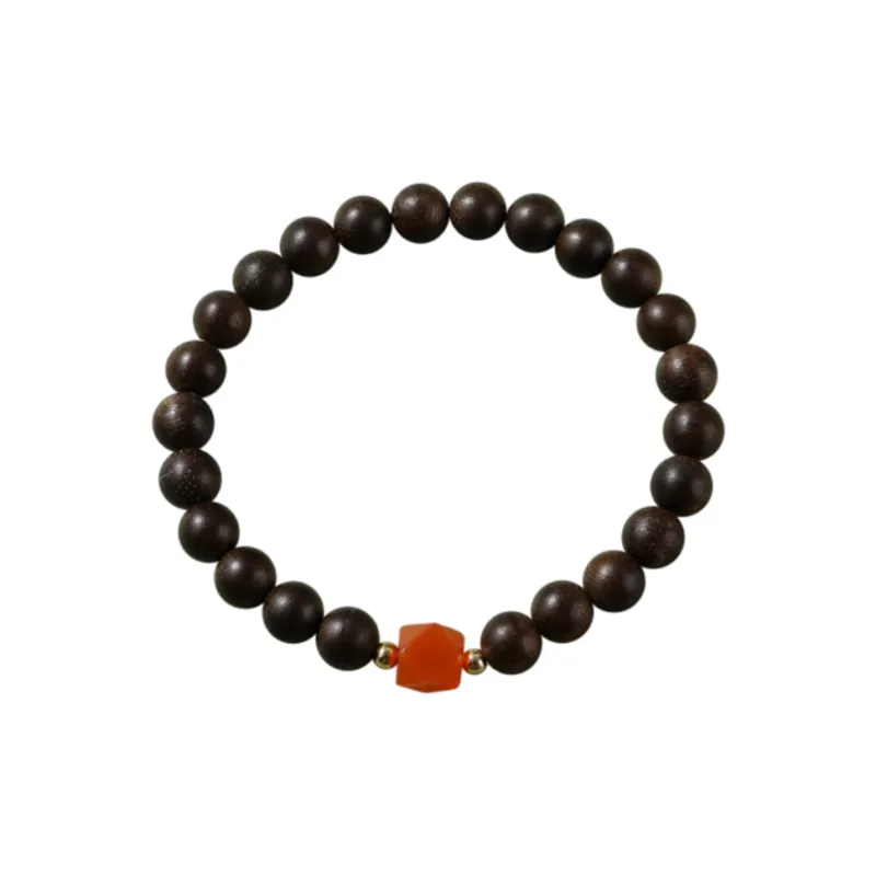 Moon Seal Hundred Rivers Agarwood Bracelets Unisex-7