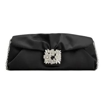 Roger Vivier Effrolessons Embellished Foldover Top Clutch Bag