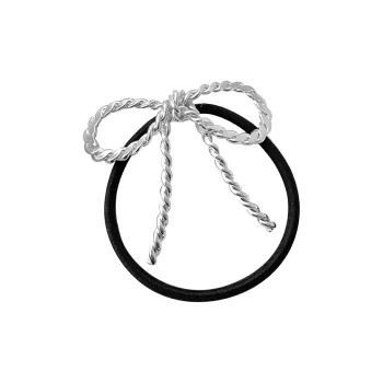 EAR PARTNER Cotton Linen Blend Hair Tie Women's