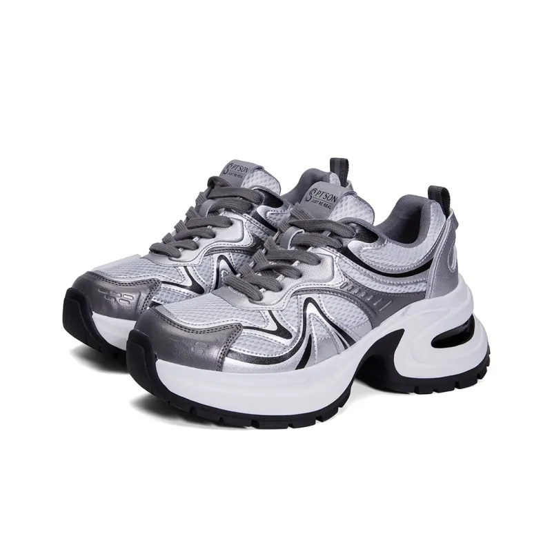 PT'SON Low Top Chunky Sneakers Women's-8