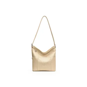 LUVISTRUE Pu Shoulder Bag Tote Crossbody Bag Medium Size Women's Coffee/White Red/Black