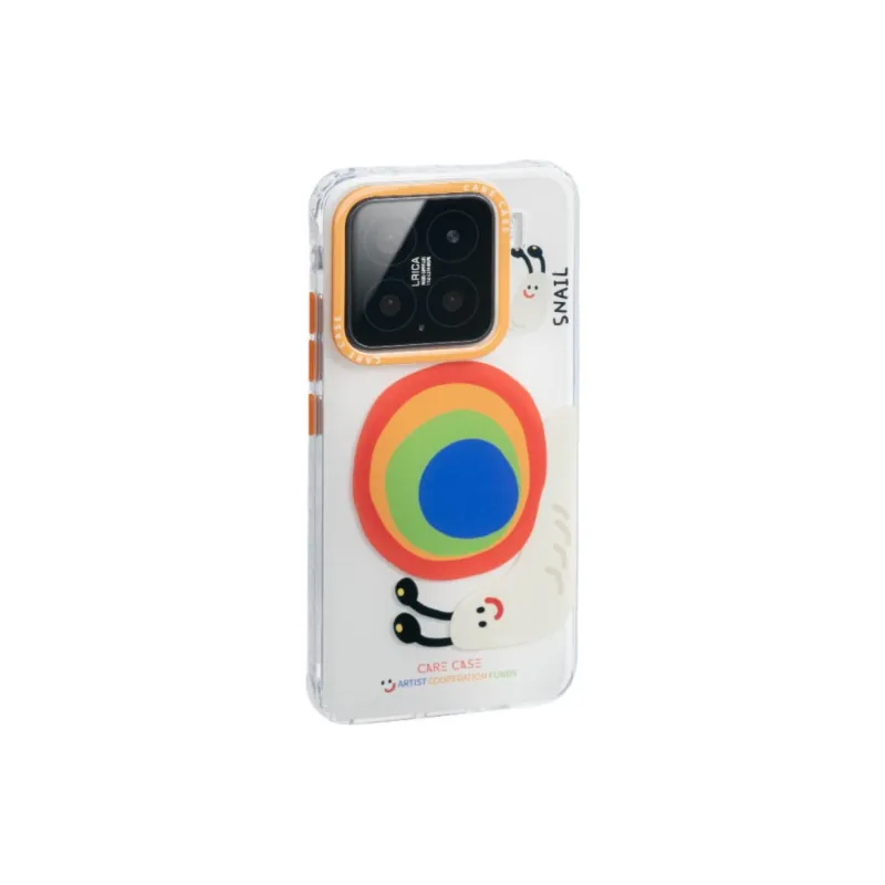 CARECASE TPU Material Creative Print Collection Magnetic Phone Case Compatibility With Xiaomi 15/15 Pro-2