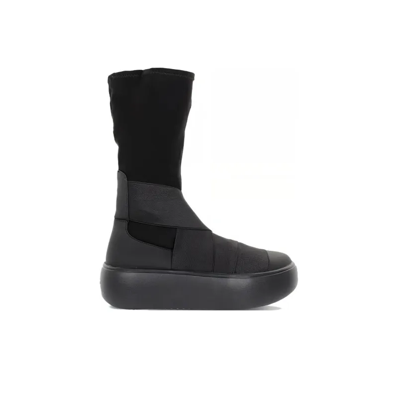 FESSURA Knee-high Boots Women's Cool Black-1