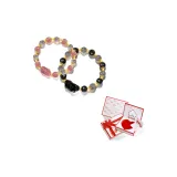 Couple Chinese Auspicious Animal Beaded Bracelet 1 Pair+Box Limited Edition ①