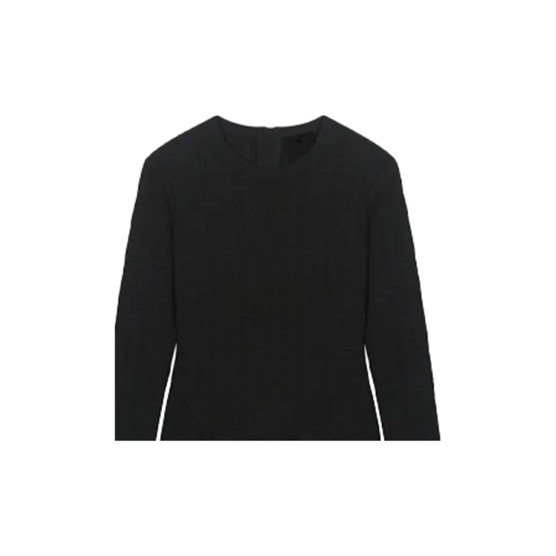 Givenchy 4G Jacquard Long-Sleeved Dress-4