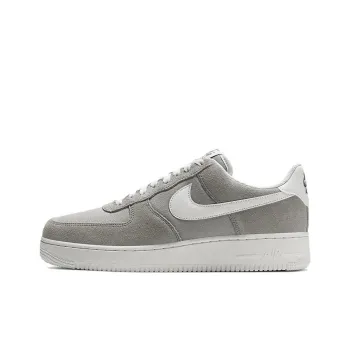 Nike Air Force 1 Anti-Slip Wear-Resistant Low-Top Skateboard Shoes Unisex White Gray
