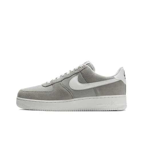 Nike Air Force 1 Anti-Slip Wear-Resistant Low-Top Skateboard Shoes Unisex White Gray