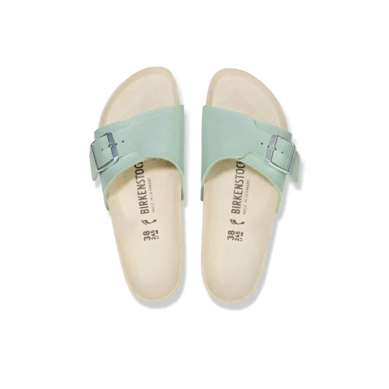 Birkenstock Catalina EVA Abrasion-Resistant Slide Slippers Women's Green Narrow Fit-3