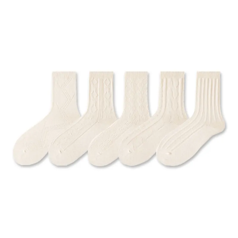 YOOKA Mid Calf Socks Unisex 5 Pack-0
