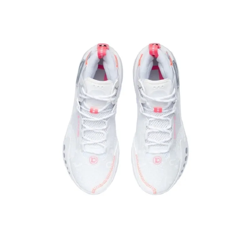 LiNing Shadow 3 Cushioning Coverage Support Low Top Basketball Shoes Men's Standard White-3