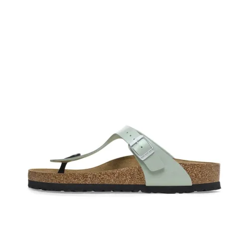 Birkenstock Gizeh EVA Abrasion-Resistant Flip Flops Women's Green Regular