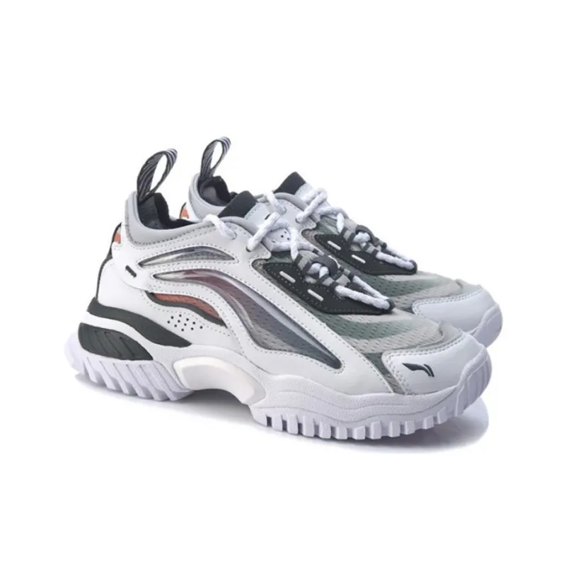 LINING Aurora Skywalk Casual Shoes Women's Low Top White Gray-3