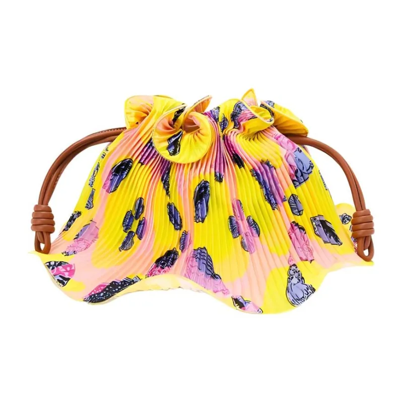 LOEWE Flamenco Cow Leather Clutch Mini Women's-1
