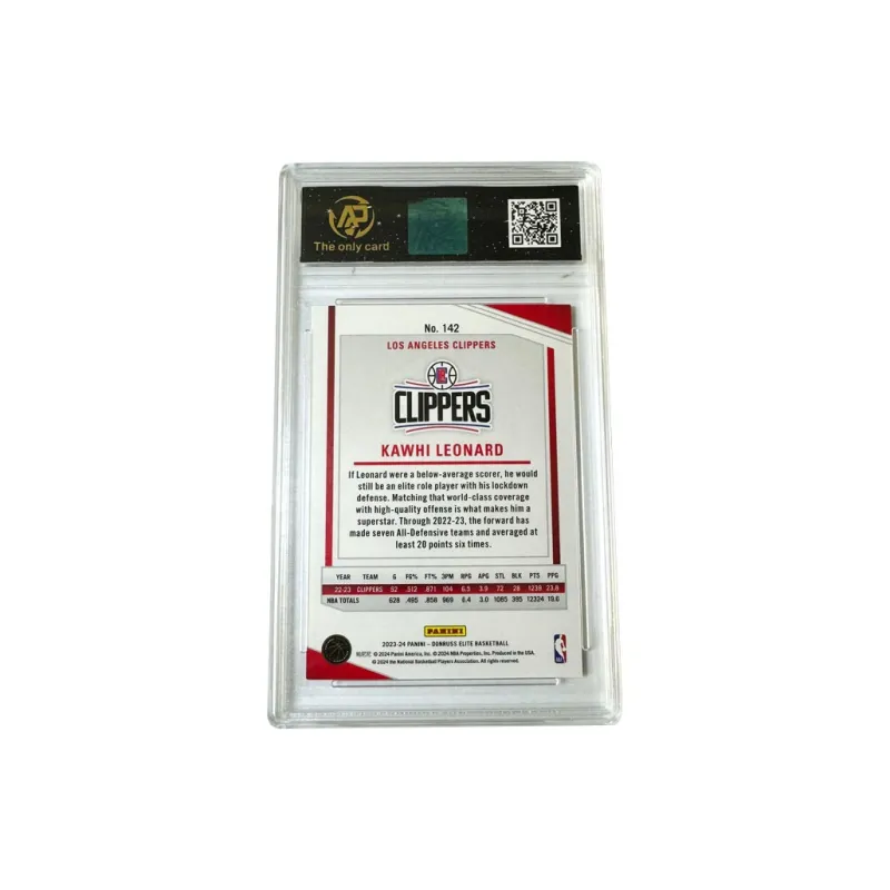 PANINI Leonard Clippers Elite Limited 99 Edition Sapphire 86/99 Refractive Basketball Card 9 Points Graded Cards 1 Pc-1