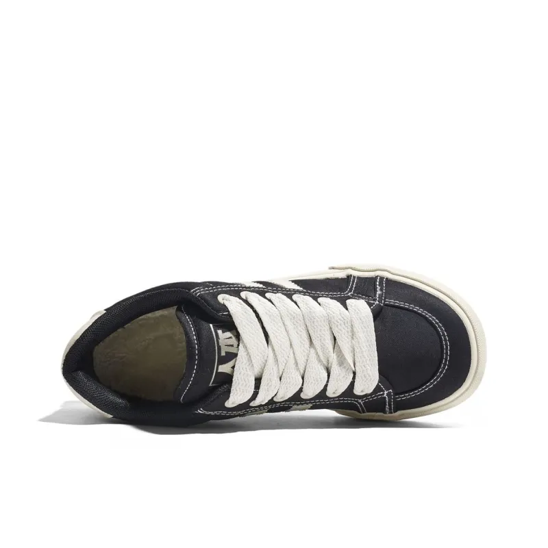 RENBEN Warm Slip-Resistant Mid-Top Skateboard Shoes Women's-3