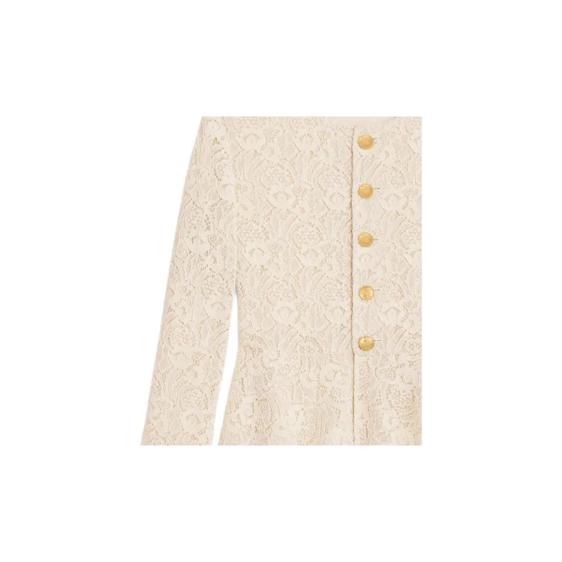 CELINE Chelsea Jacket In Lace-4