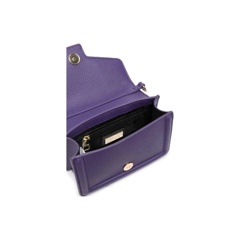 VERSACE JEANS COUTURE Polyurethane Crossbody One Shoulder Handbag Women's Purple-3