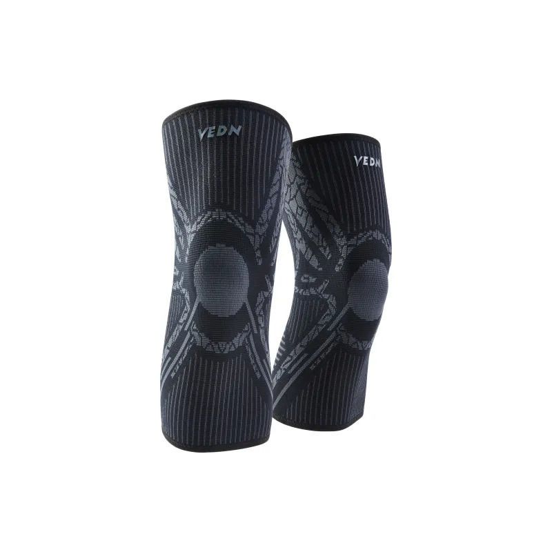 VEIDOORN Knee Pads Polyester Running Mountaineering Hiking Cycling Volleyball Tennis Soccer Badminton Basketball Unisex-0