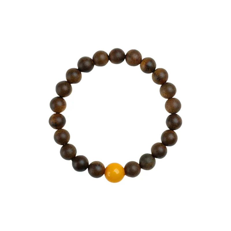 Moon Seal Hundred Rivers Agarwood Bracelets Unisex-10