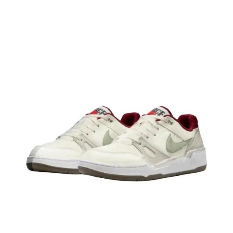 Nike Full Force Wear resistant And Lightweight Low Top Skateboard Shoes Men's Beige-2