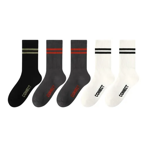 Top Melon Mid-Calf Socks Men's 5 Pack