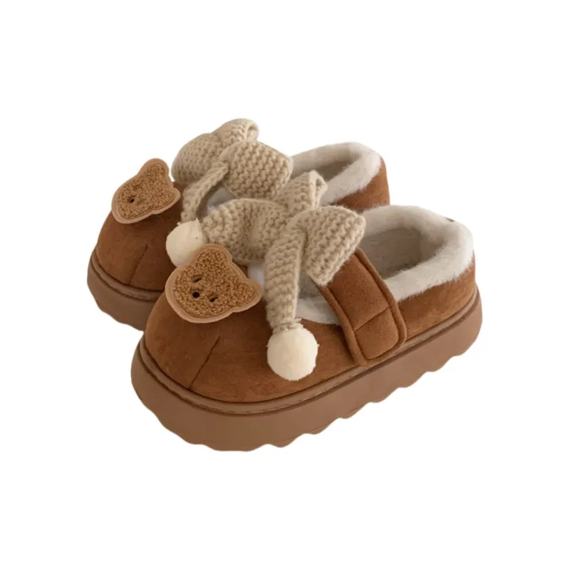 SHIGUDE Cotton Slippers Women's Pink-12